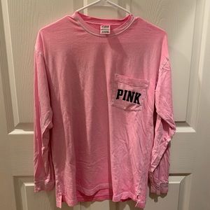 Pink VS Long Sleeve Tee